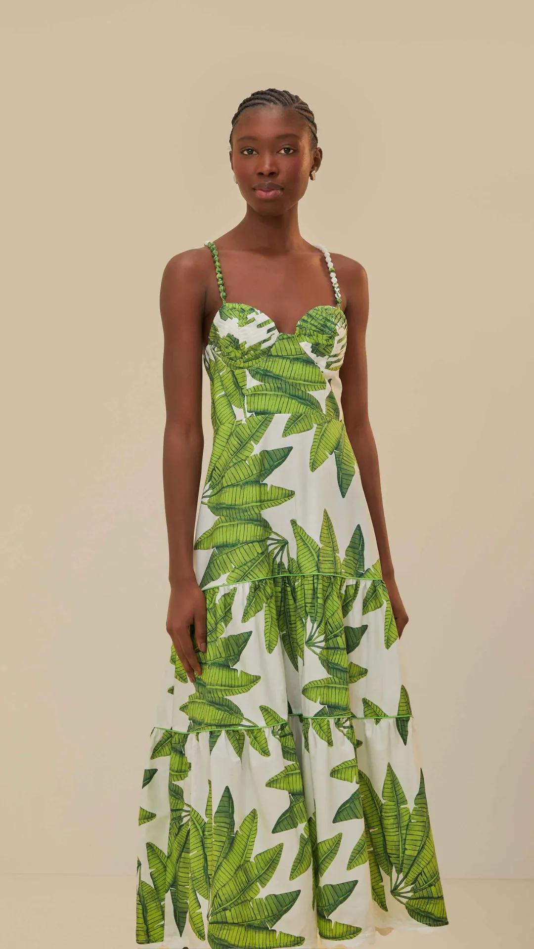 Palm Fan Midi Dress sold by Isola Rancho Santa Fe