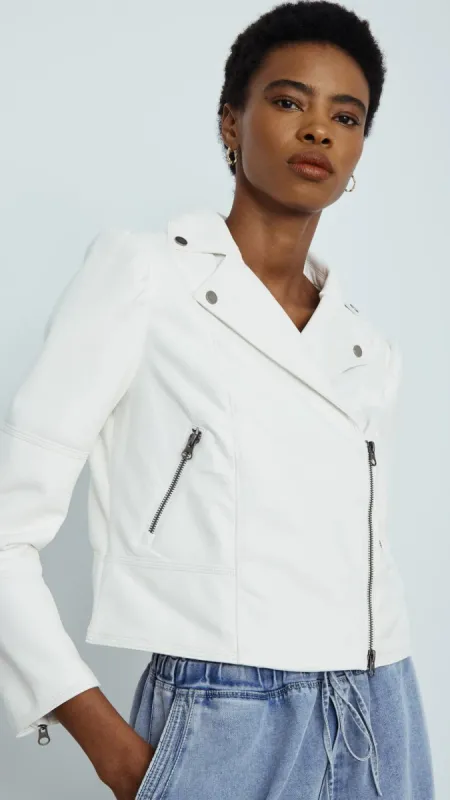 Hillside Faux Leather Jacket sold by Isola Rancho Santa Fe