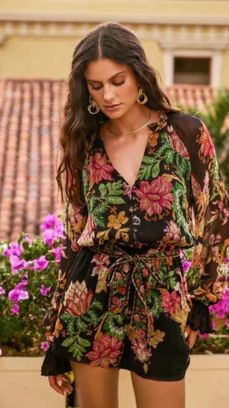 Floral Romper sold by Isola Rancho Santa Fe