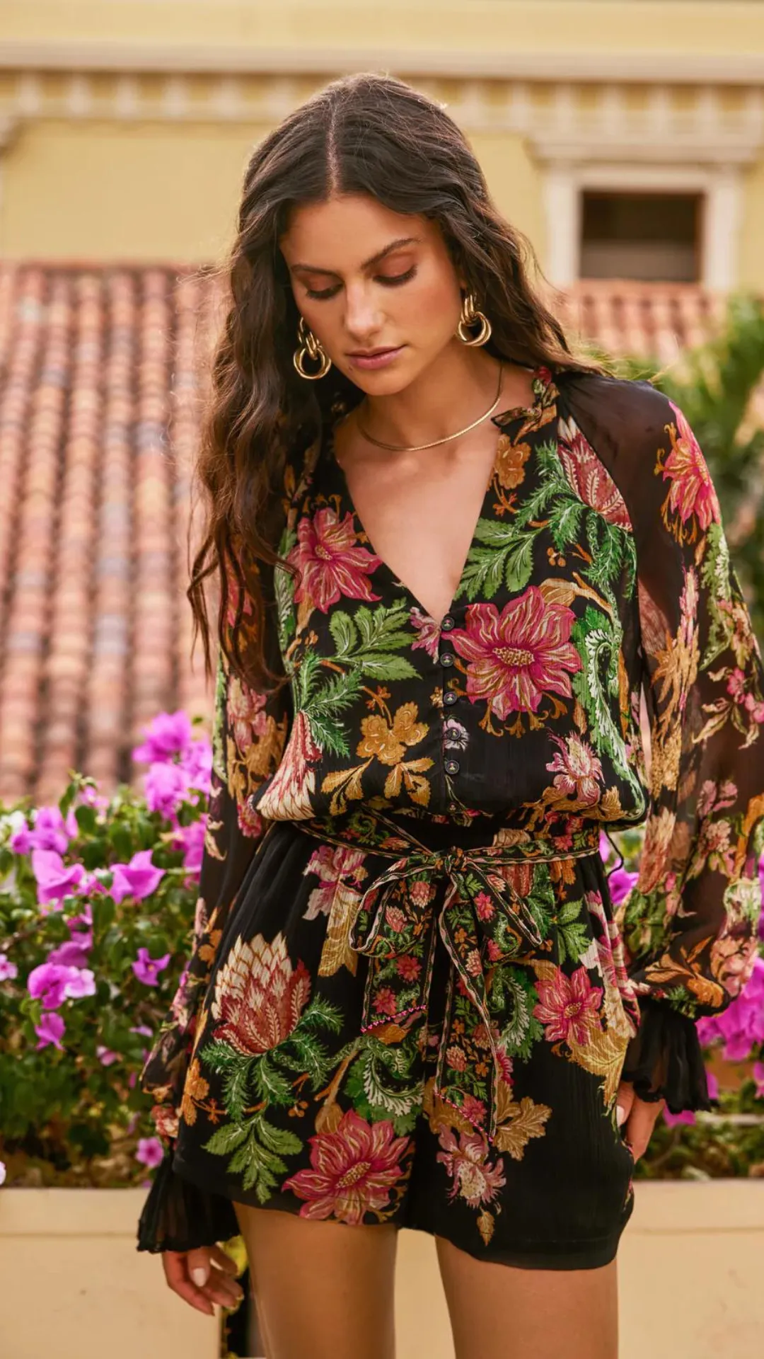 Floral Romper sold by Isola Rancho Santa Fe