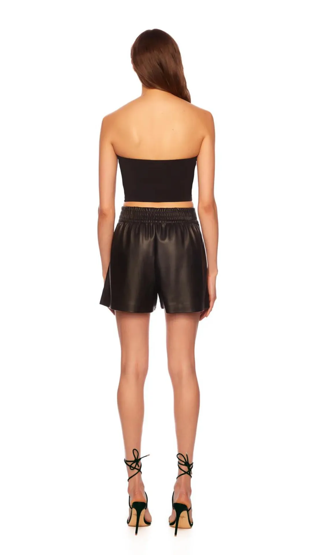 Pleated Faux Leather Short sold by Isola Rancho Santa Fe product image thumbnail 4
