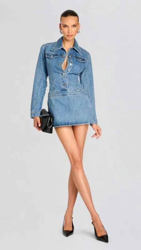 Mini Denim Dress sold by Isola Rancho Santa Fe