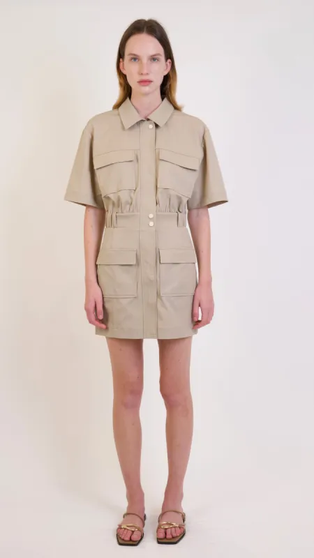 Yohana Cargo Mini Dress sold by Isola Rancho Santa Fe