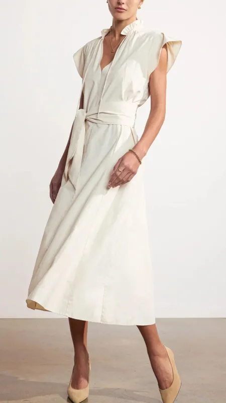 Newport Midi Calico Dress sold by Isola Rancho Santa Fe