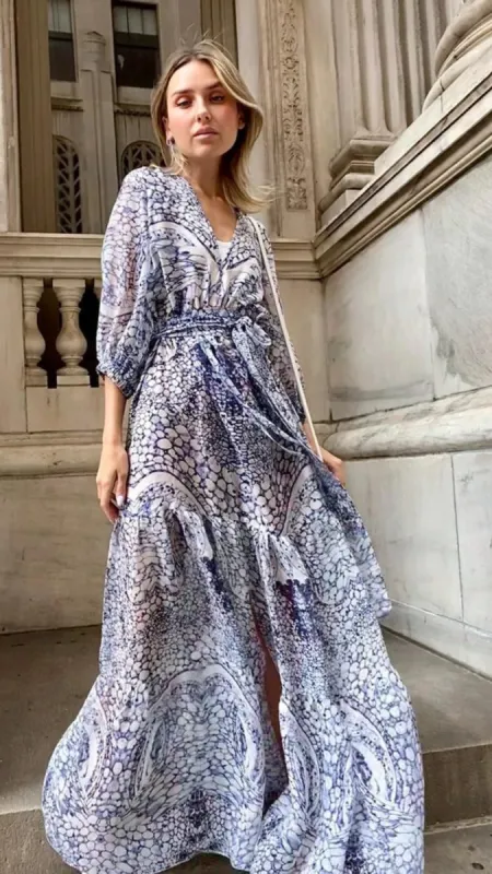 Santorini Dress sold by Isola Rancho Santa Fe