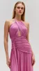 Metallic Jersey Halterneck Maxi Dress sold by Isola Rancho Santa Fe