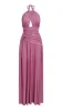 Metallic Jersey Halterneck Maxi Dress sold by Isola Rancho Santa Fe