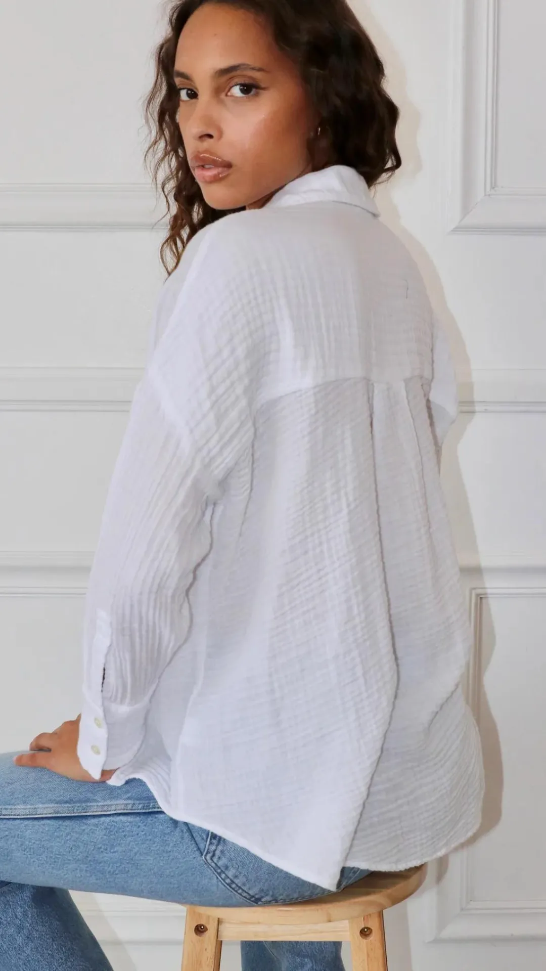 Drop Shoulder Shirt sold by Isola Rancho Santa Fe product image thumbnail 2