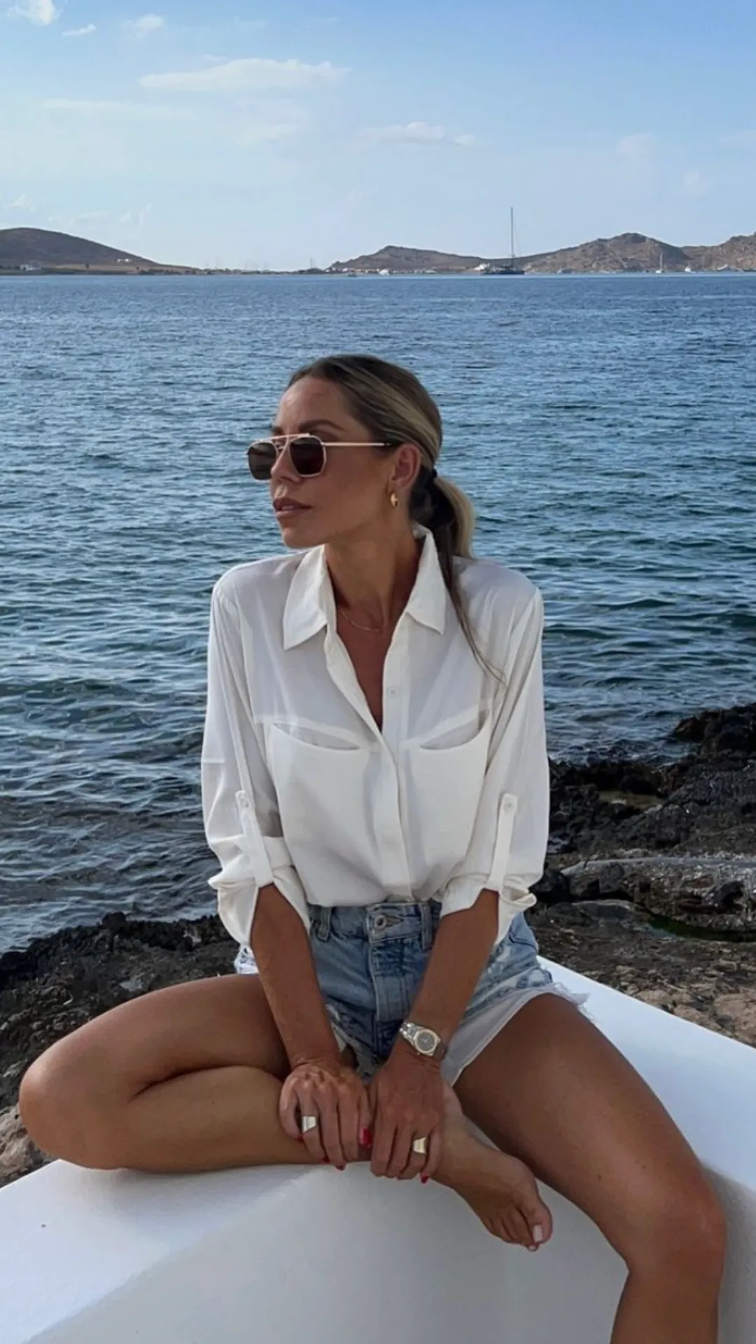 Kyoto Shirt sold by Isola Rancho Santa Fe