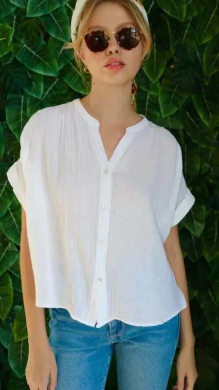 Short Sleeve Shirt made by Isola Rancho Santa Fe