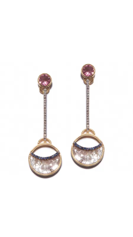 Tiid Gold Vermeil Earrings sold by Isola Rancho Santa Fe