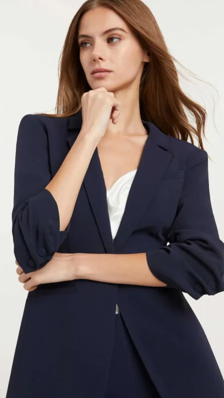 Crepe Khloe Blazer sold by Isola Rancho Santa Fe