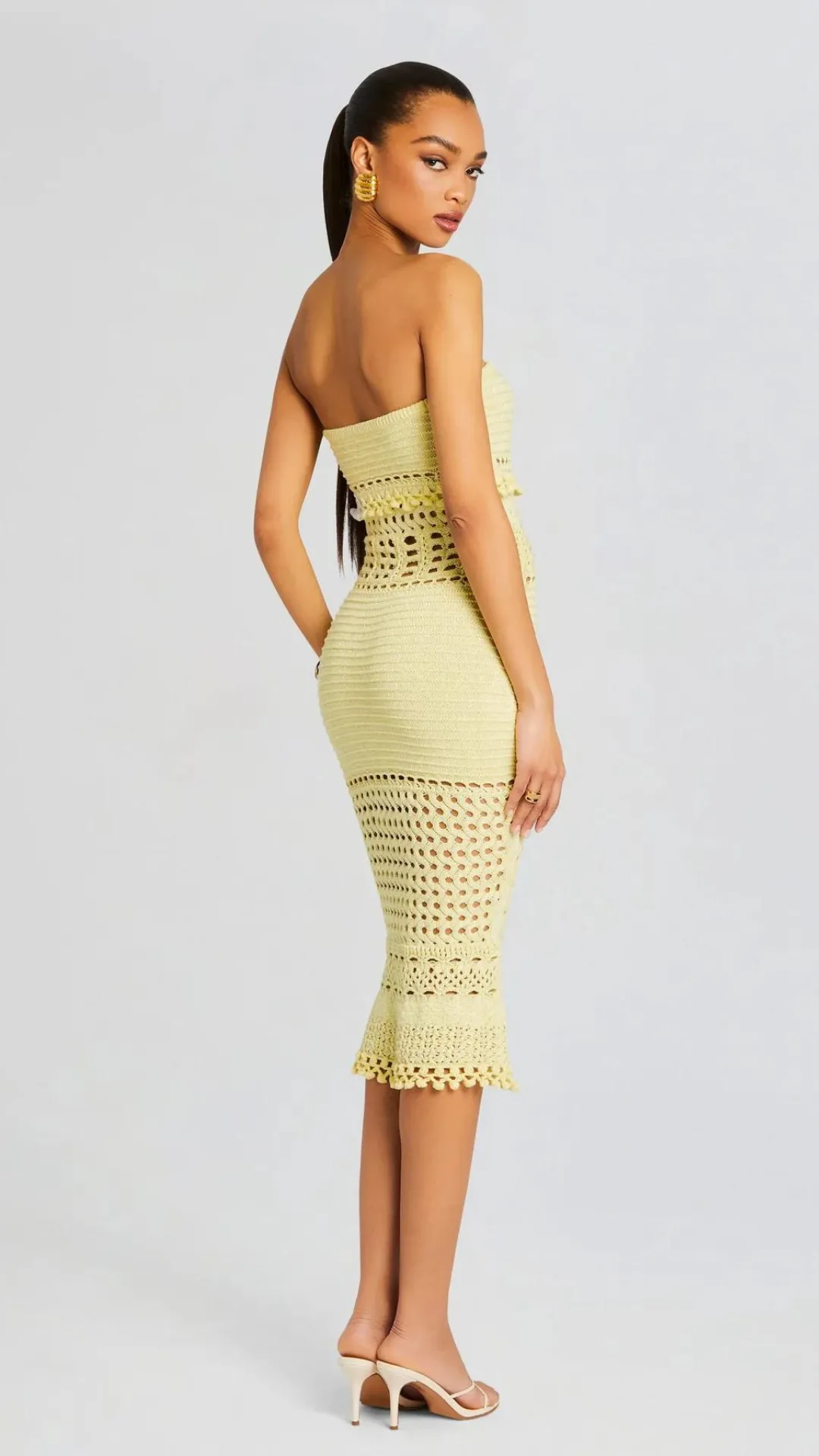Caroline Crochet Knit Dress sold by Isola Rancho Santa Fe product image thumbnail 3