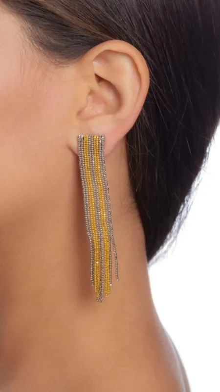 Woven Earrings made by Isola Rancho Santa Fe