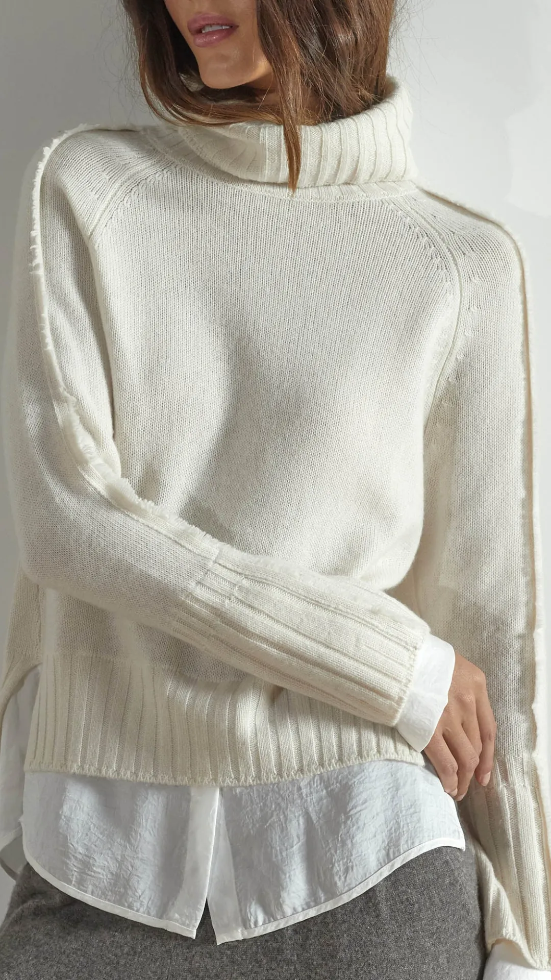 Jolie Fringed Layered Sweater sold by Isola Rancho Santa Fe product image thumbnail 5