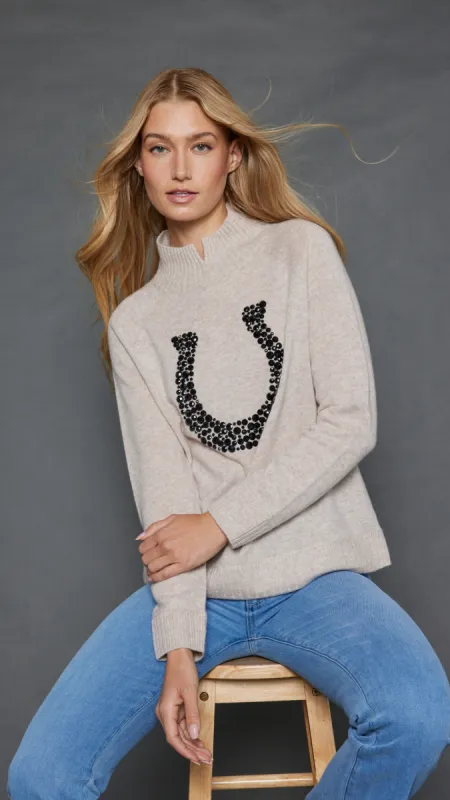Horseshoe Sweater sold by Isola Rancho Santa Fe