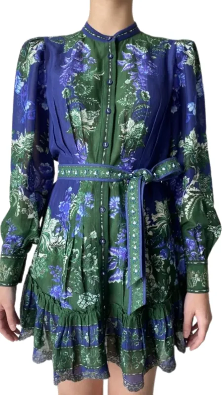 Floral Short Dress with Belt sold by Isola Rancho Santa Fe