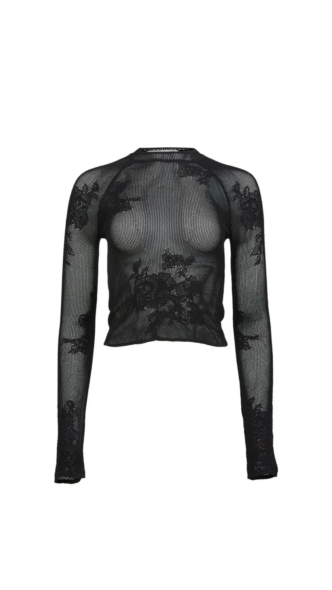 Lace Pointelle Long Sleeve Top sold by Isola Rancho Santa Fe product image thumbnail 3