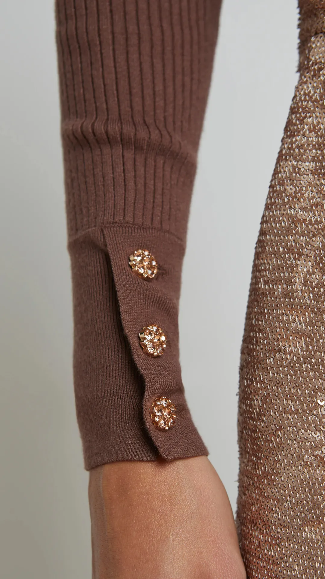 Sky Button Detail Crop Crew sold by Isola Rancho Santa Fe product image thumbnail 4