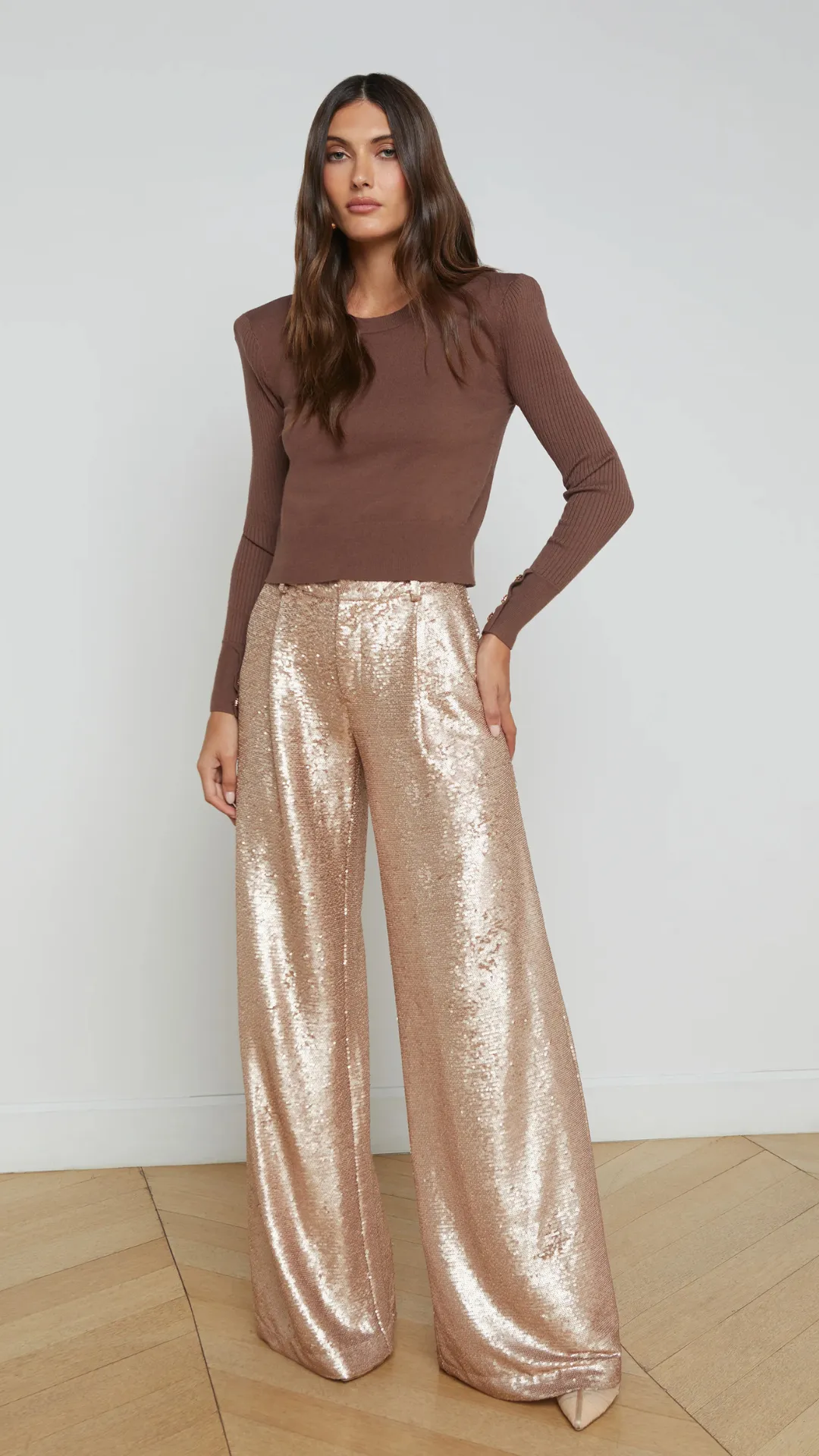 Sky Button Detail Crop Crew sold by Isola Rancho Santa Fe product image thumbnail 5