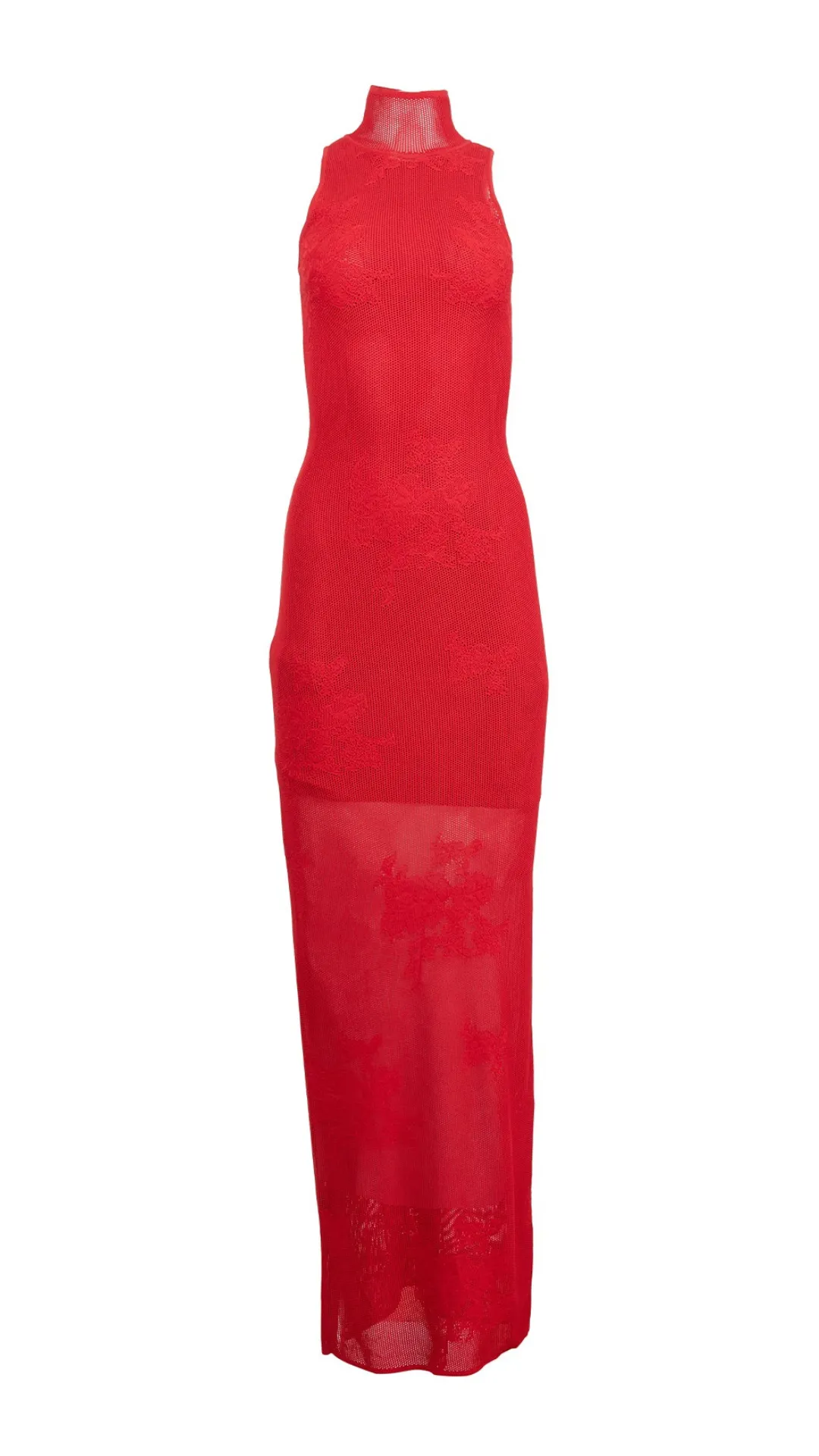 Lace Pointelle Red Dress C sold by Isola Rancho Santa Fe product image thumbnail 4