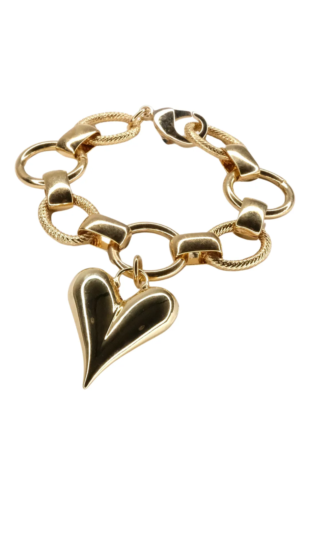 Big Riley's Heart Gold Bracelet sold by Isola Rancho Santa Fe product image thumbnail 3