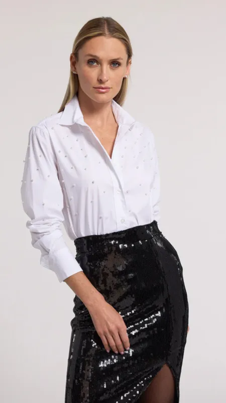 Marcello Pearl Shirt made by Generation Love