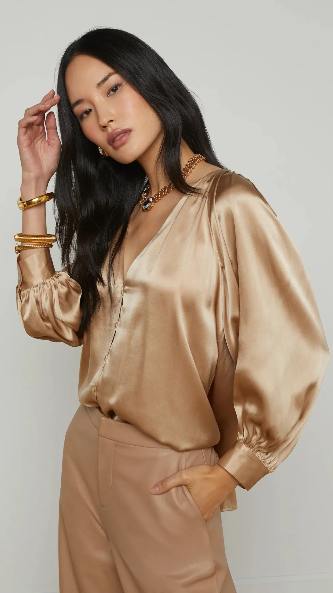 Kaili 3/4 Sleeve Blouse sold by Isola Rancho Santa Fe product image thumbnail 2