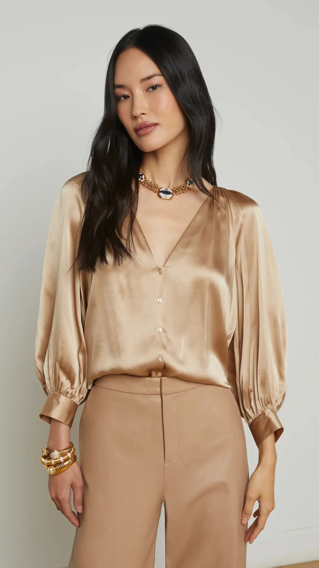 Kaili 3/4 Sleeve Blouse sold by Isola Rancho Santa Fe