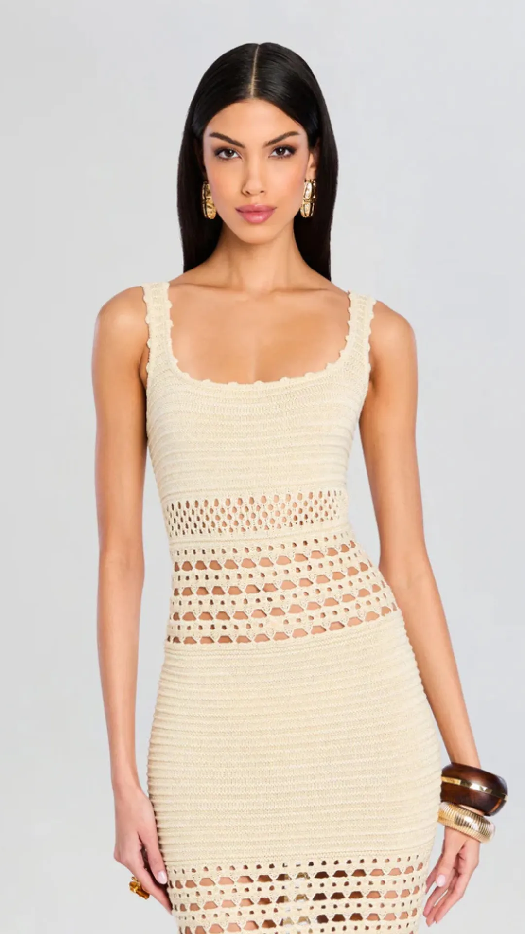 Avril Crochet Dress Ivory sold by Isola Rancho Santa Fe product image thumbnail 2