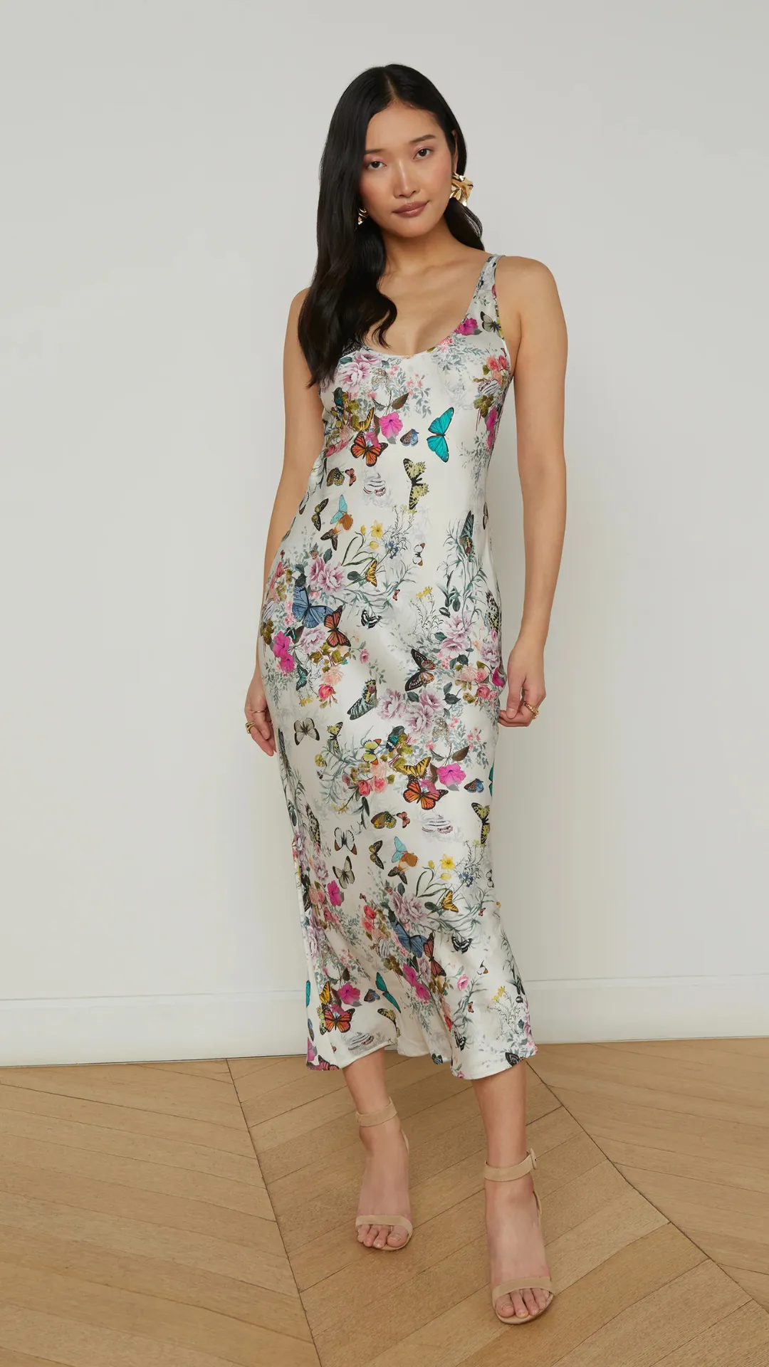 Akiya Satin Maxi Dress sold by Isola Rancho Santa Fe