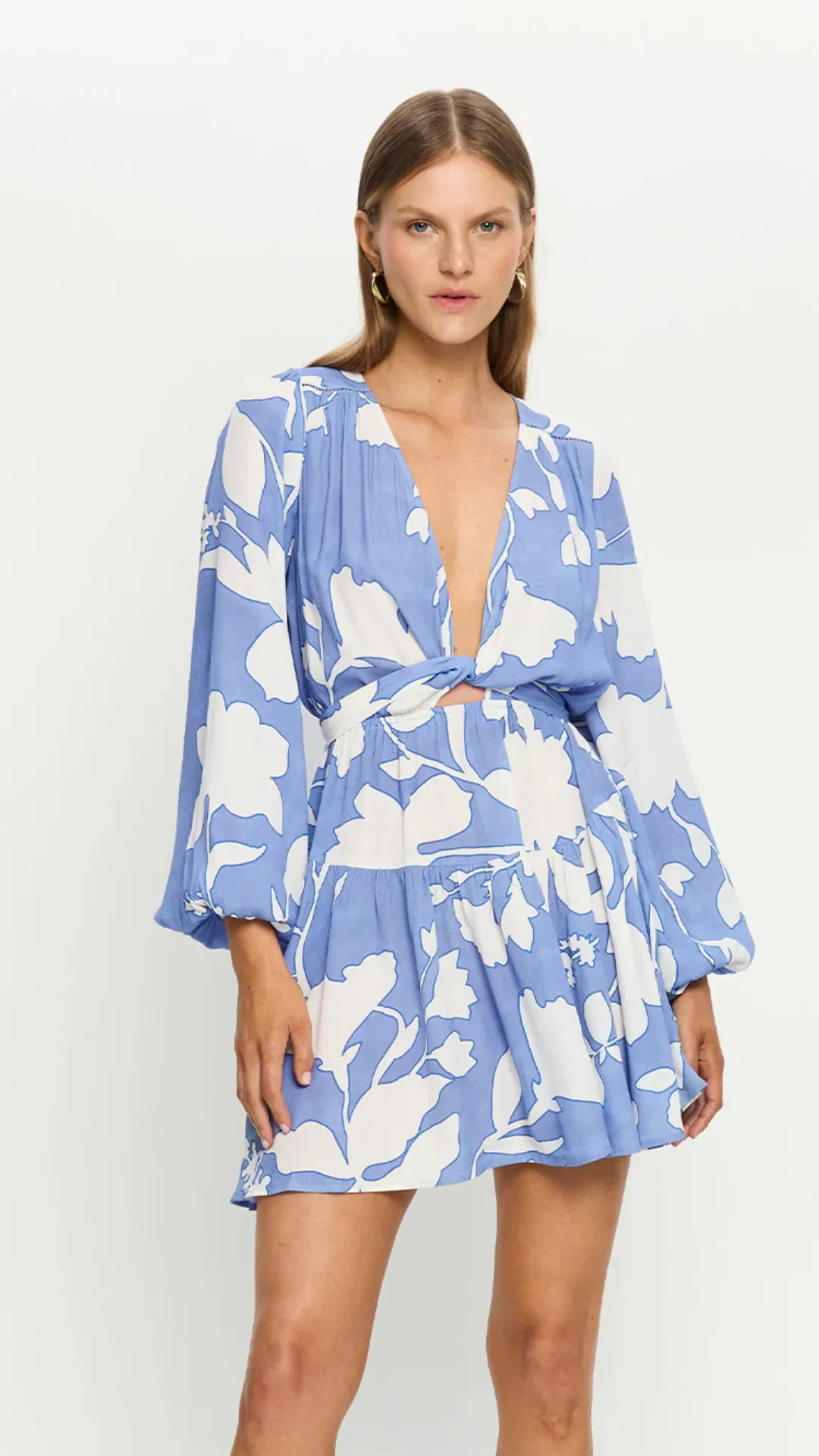 Amelie Tie Front Mini Dress sold by Isola Rancho Santa Fe product image thumbnail 2