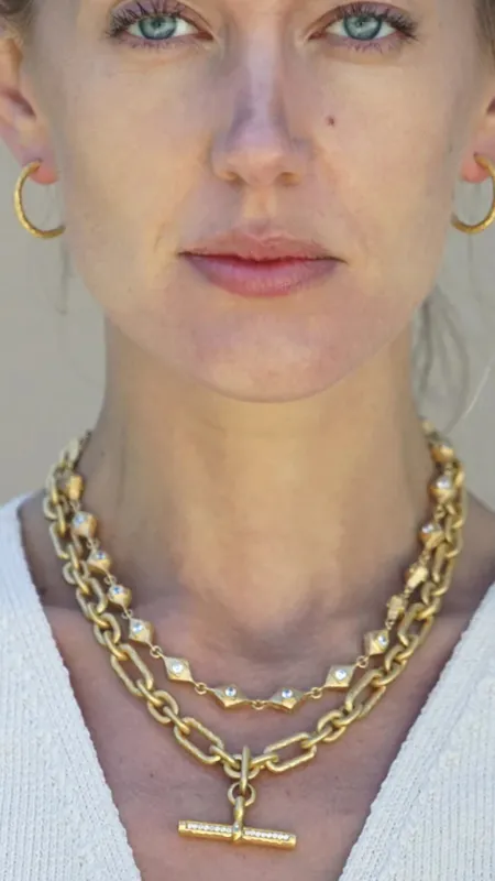 Gold Byron Toggle Necklace sold by Isola Rancho Santa Fe