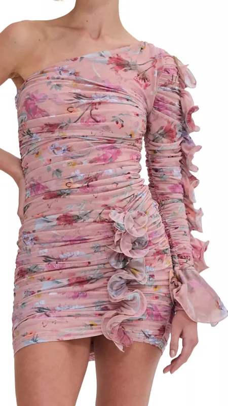 Lily Flower One Shoulder Mini sold by Isola Rancho Santa Fe