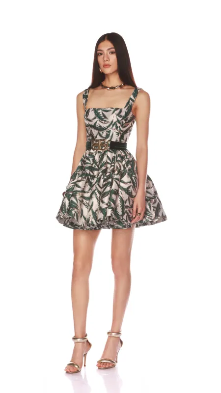 Tiara Palm Green Mini Dress sold by Isola Rancho Santa Fe