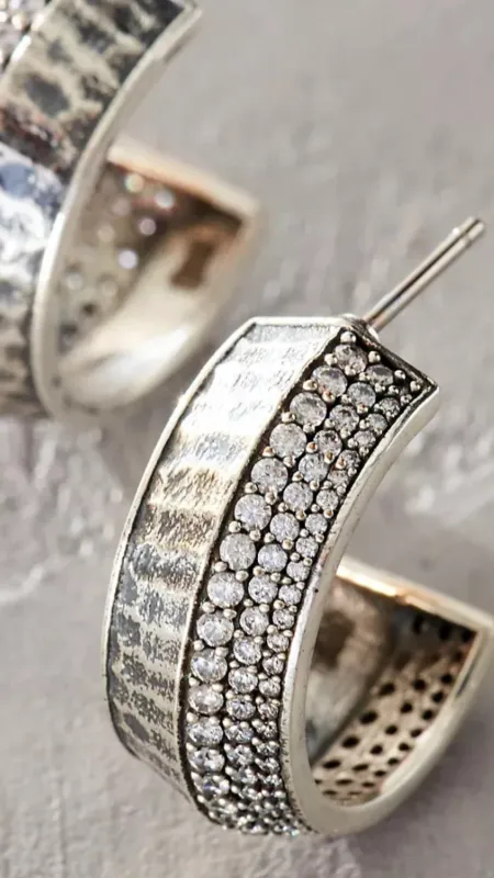 Silver Noma Hoops sold by Isola Rancho Santa Fe