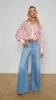 Odelia Cropped Lace Blouse sold by Isola Rancho Santa Fe
