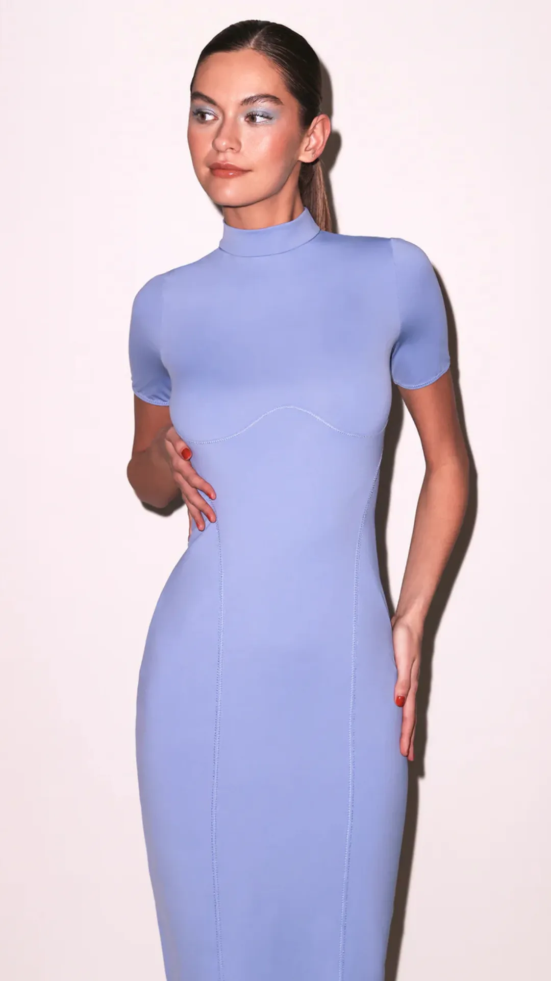Jersey Mockneck Midi sold by Isola Rancho Santa Fe product image thumbnail 2