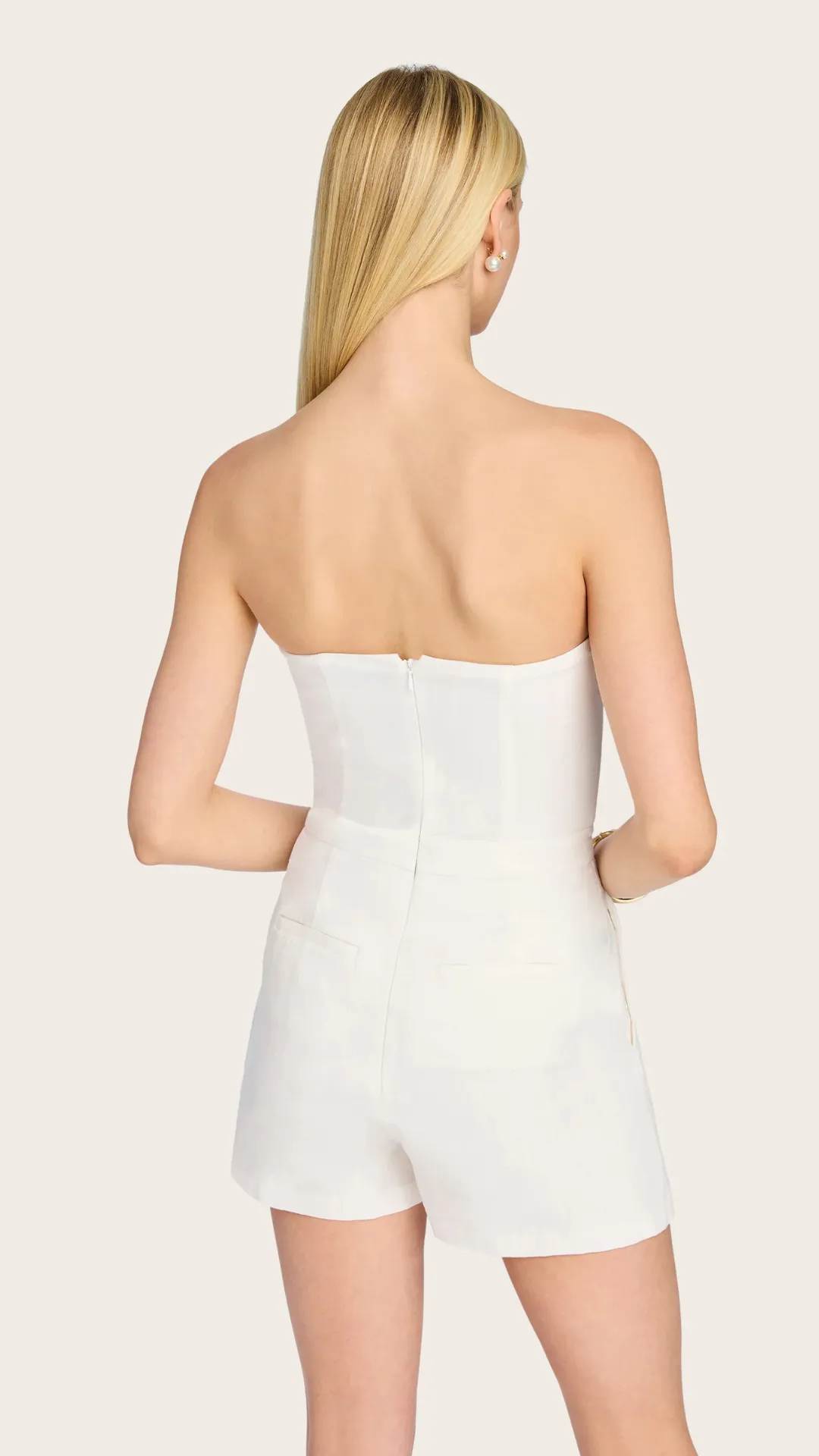 Carine Linen Romper sold by Isola Rancho Santa Fe product image thumbnail 5