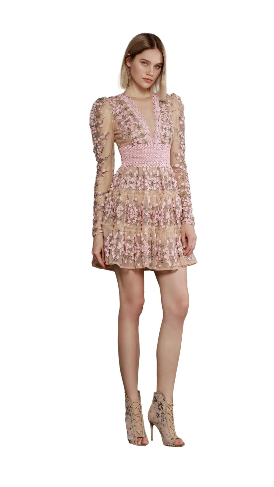 Megan Rose Long Sleeve Mini Dress sold by Isola Rancho Santa Fe