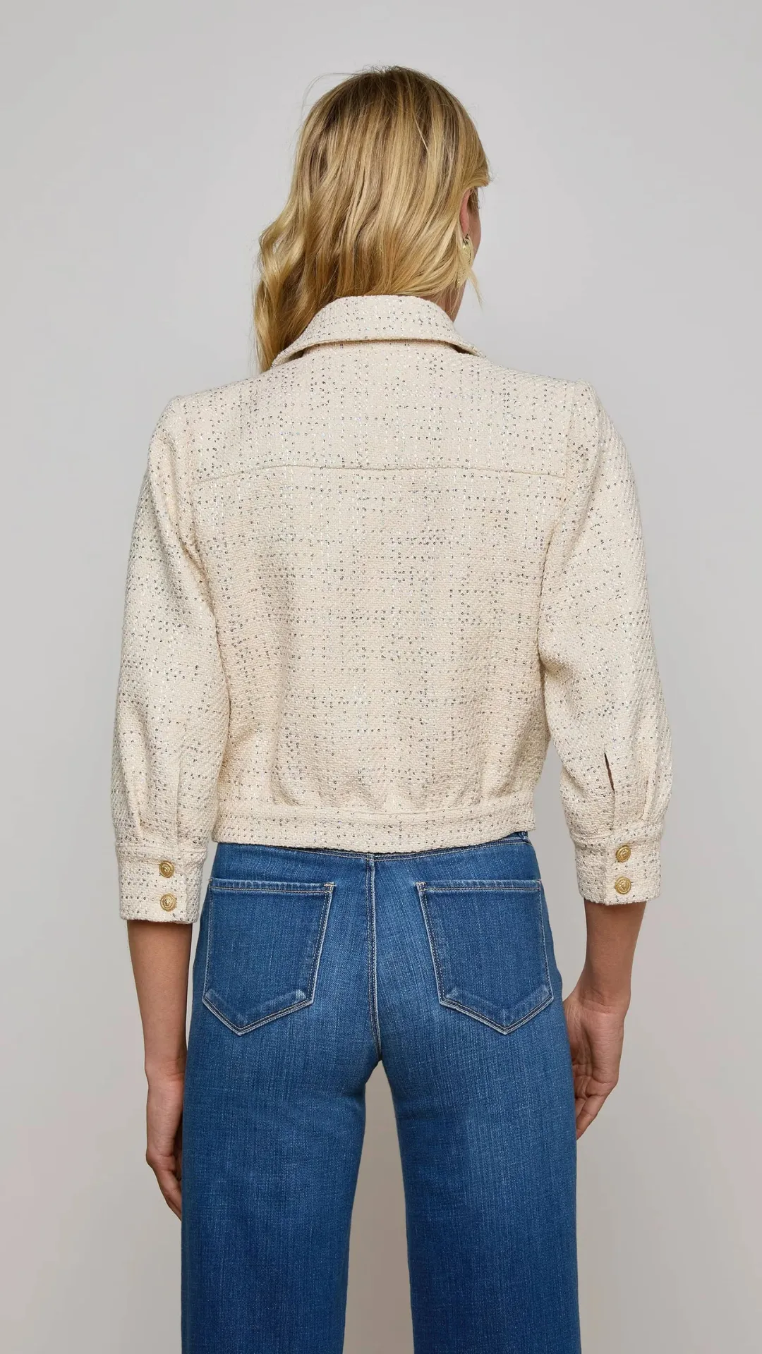 Jia Sequined Tweed Jacket sold by Isola Rancho Santa Fe product image thumbnail 3