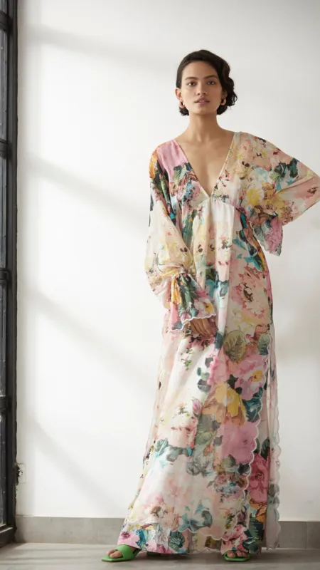 Teien Kaftan Dress - Pastel sold by Isola Rancho Santa Fe
