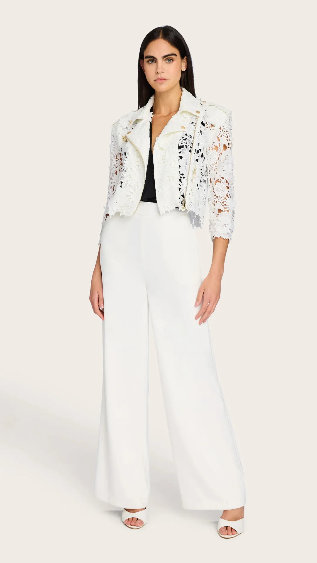 Crawford 3D Lace Moto Jacket sold by Isola Rancho Santa Fe product image thumbnail 3