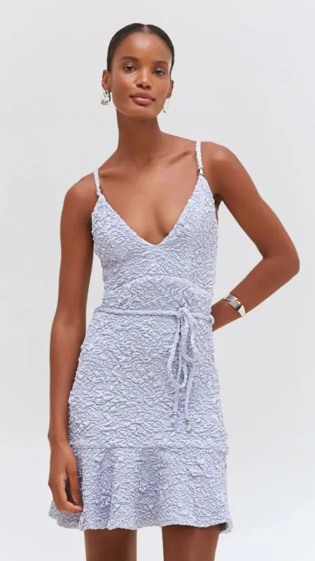 Papillon Jacquard Mini Dress made by PatBO