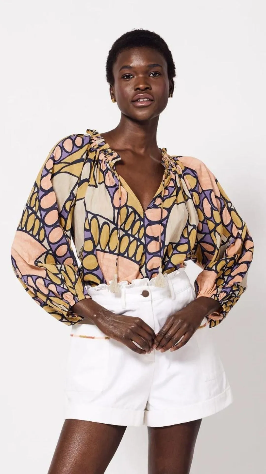 Erica Blouse sold by Isola Rancho Santa Fe