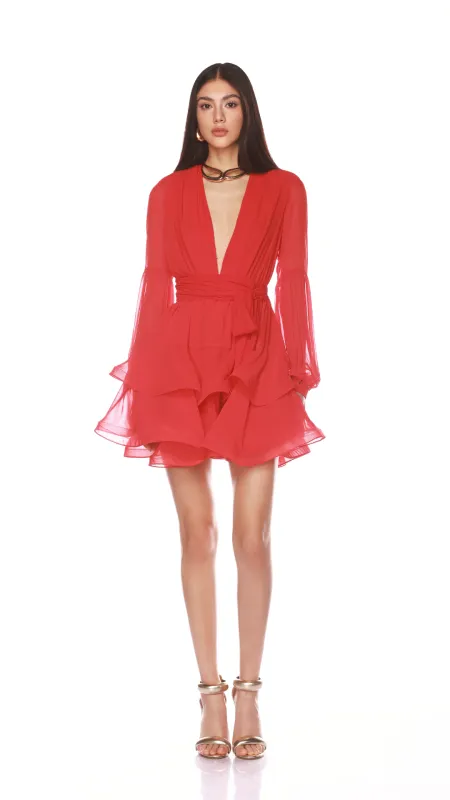 Bedouin Red Mini Dress sold by Isola Rancho Santa Fe