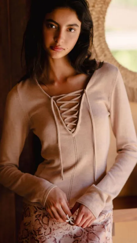 Malia Knit Top sold by Isola Rancho Santa Fe