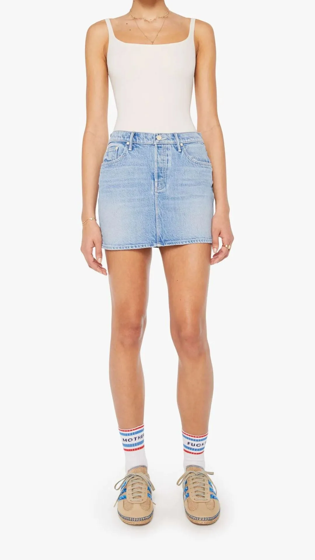 Vagabond Mini Skirt- Schoolbus sold by Isola Rancho Santa Fe