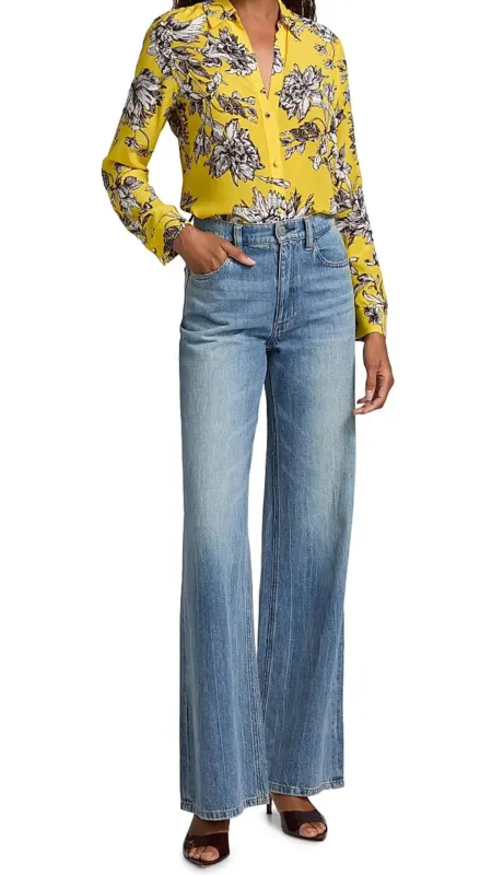 Eloise Button Down Blouse sold by Isola Rancho Santa Fe