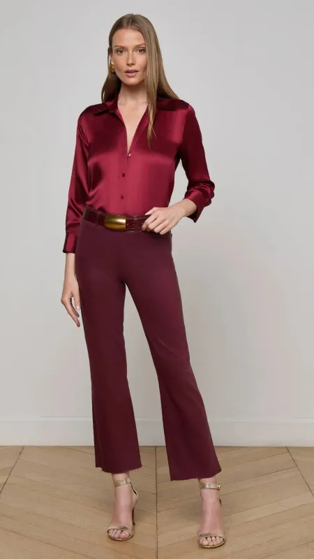 Kendra Coated Cropped Flare Jean sold by Isola Rancho Santa Fe